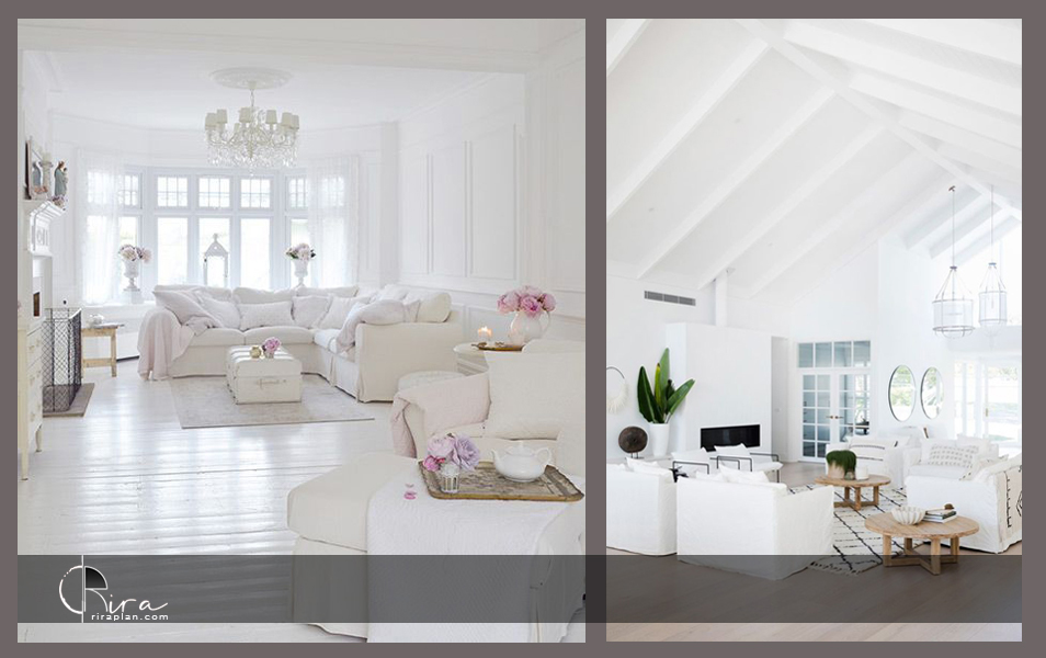 ۵۰ نمونه‌ی فوق‌العاده از بکارگیری رنگ سفید در طراحی داخلی که حتما باید ببینید!