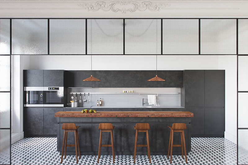 طراحی داخلی آشپزخانه